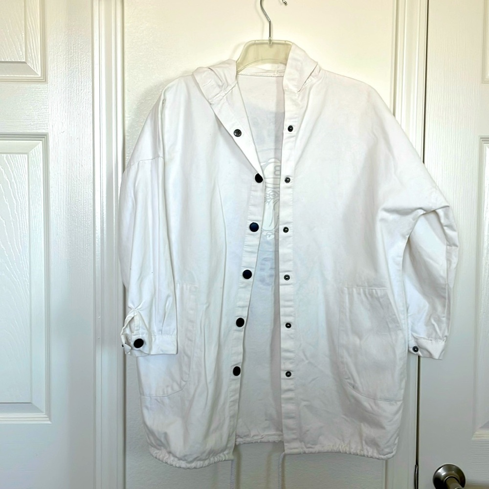 One size oversized hooded jacket